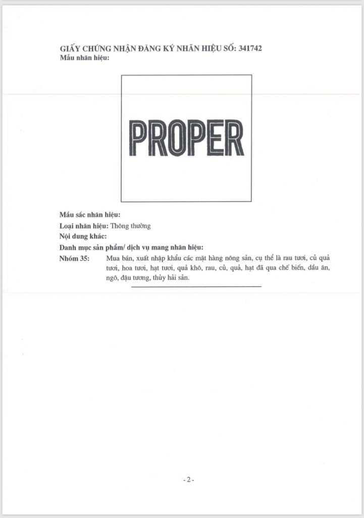 Funny Group đăng ký thành công nhãn hiệu "PROPER"-2